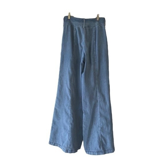 Altar'd State High Rise Wide Leg Baggy Jeans, size Medium - Picture 5 of 8